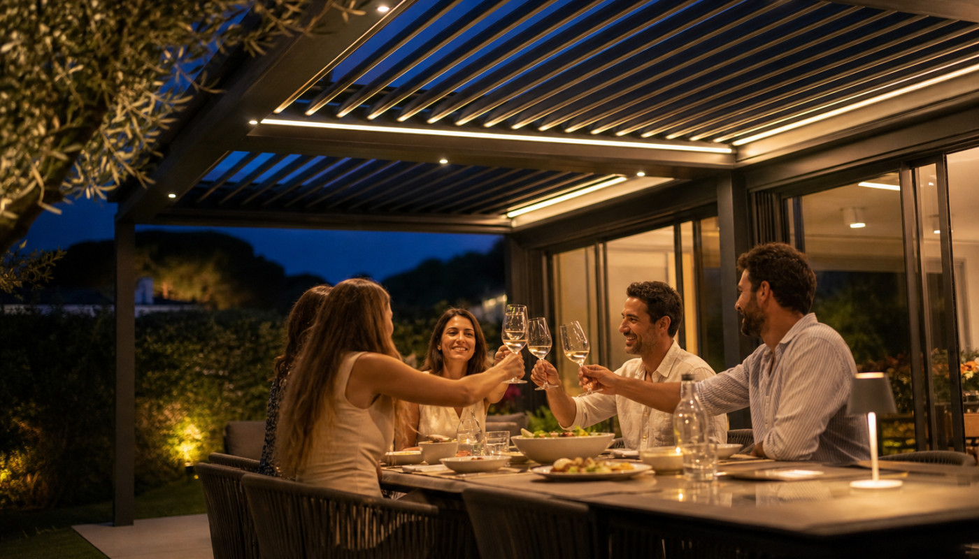 Comment la pergola métamorphose l'expérience des soirées en terrasse