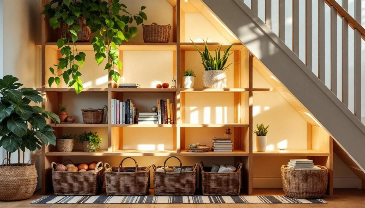 Comment optimiser l'espace sous votre escalier ?